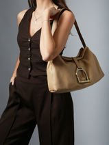 Sac Port� �paule Etalon Cuir Etrier Beige etalon EETA197S-vue-porte